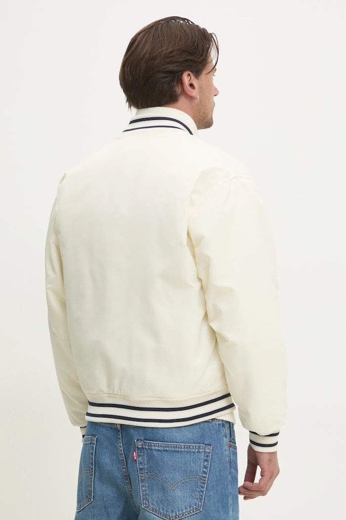 Odzież Guess Jeans kurtka bomber M5RL54.WHAA2 beżowy