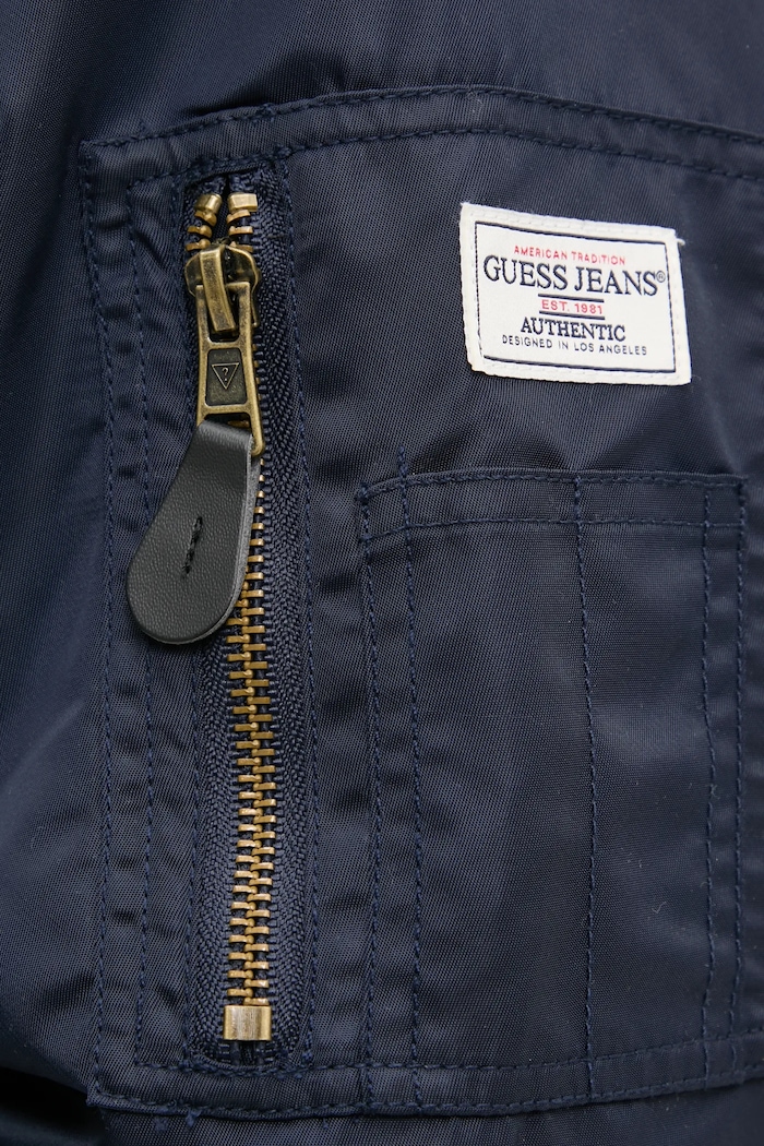 Guess Jeans kurtka bomber M5RL81.WHAA2 granatowy