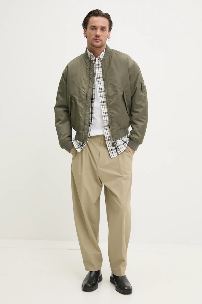 Bunda Guess Jeans M5RL81.WHAA2 zelená SS26