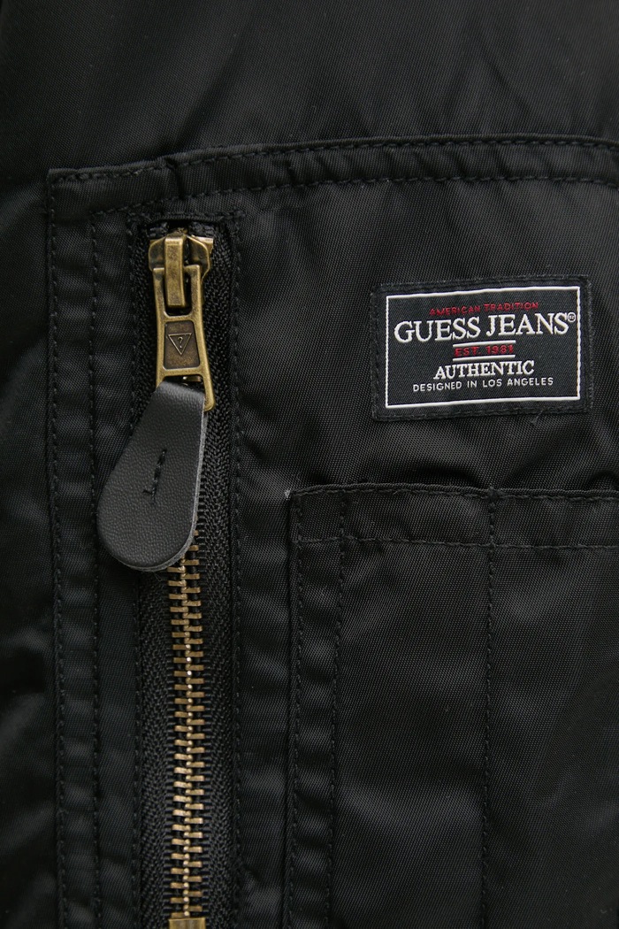 Bomber jakna Guess Jeans M5RL81.WHAA2 crna