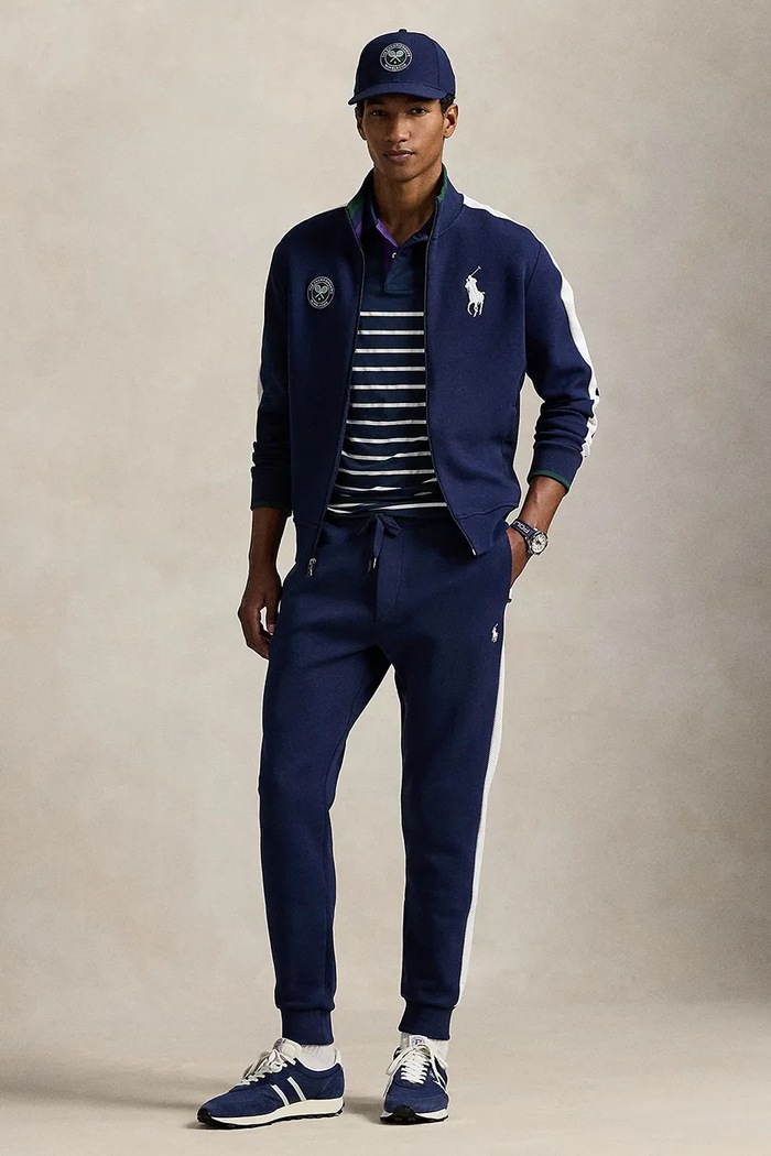 Oblečenie Bunda Polo Ralph Lauren Wimbledon Collection 710867580 tmavomodrá