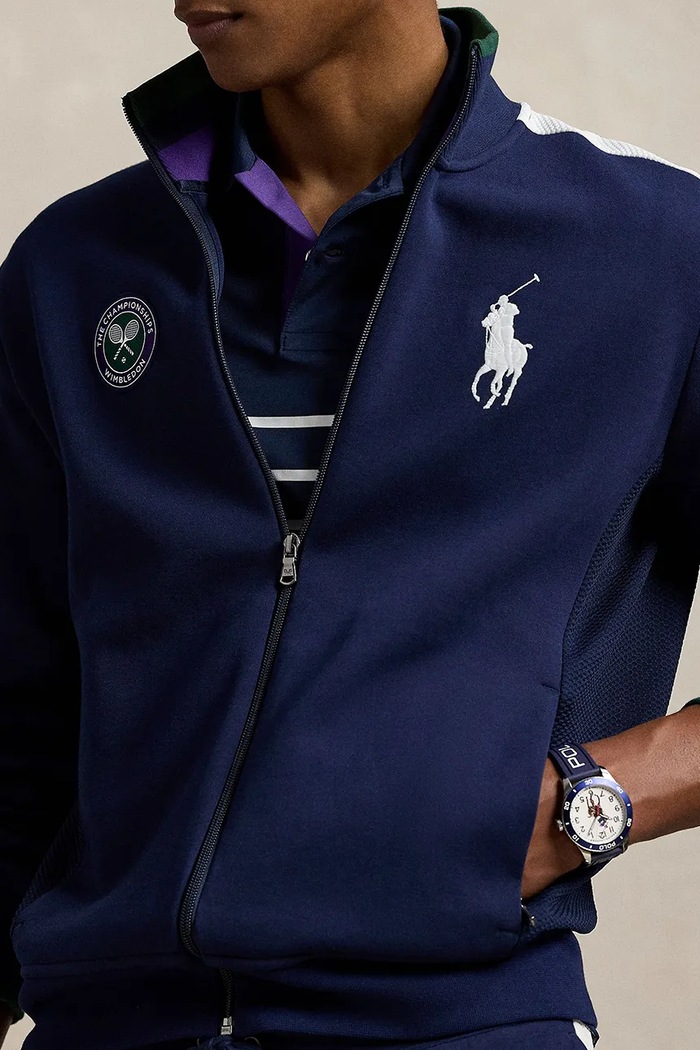 Bunda Polo Ralph Lauren Wimbledon Collection tmavomodrá 710867580