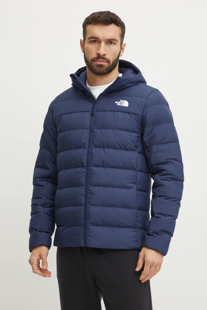 The North Face kurtka Aconcagua 3 pozostałe granatowy NF0A84I14GV1