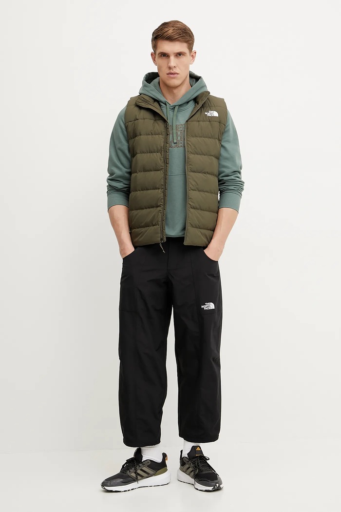 The North Face bezrękawnik Aconcagua 3 NF0A84IK21L1 zielony SS25