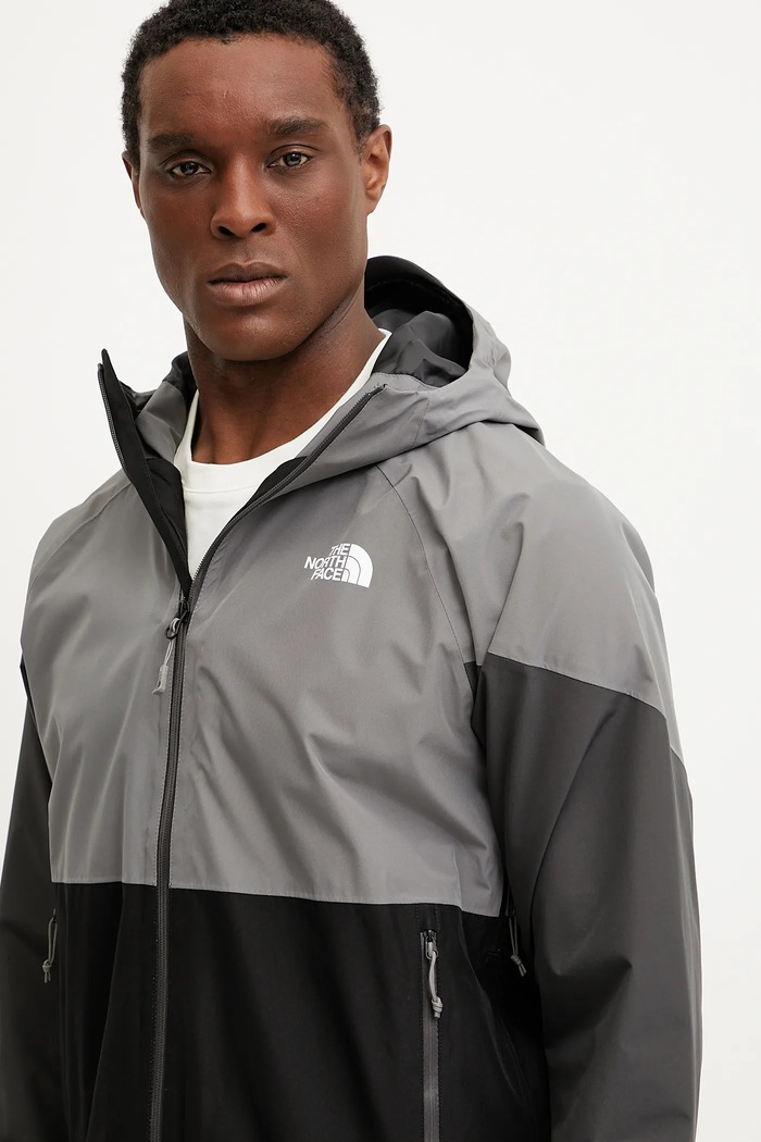 Turistická bunda The North Face Lightning Zip-In sivá NF0A87GNB0I1