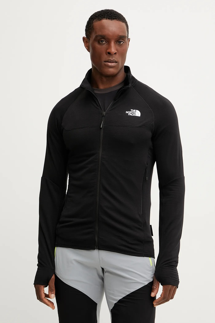 Sportovní mikina The North Face Bolt Polartec bez kapuce černá NF0A8BSXJK31