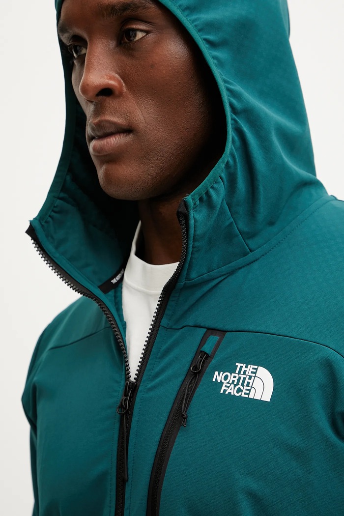 The North Face kurtka outdoorowa Mountain Athletics turkusowy NF0A892S6GI1