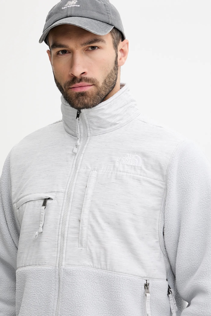 Bunda The North Face Regrind Denali šedá NF0A8B5ELE71