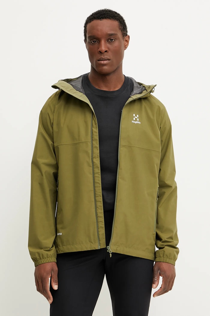 Outdoor jakna Haglöfs Kaise GTX bez tople podstave zelena 607765