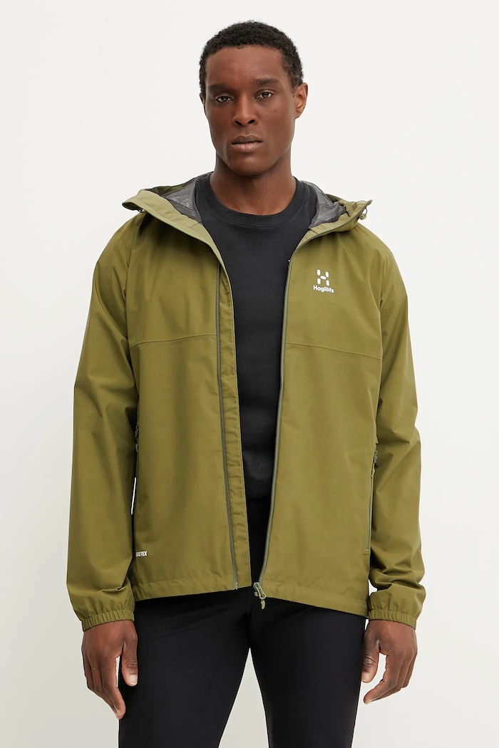 Outdoor jakna Haglöfs Kaise GTX bez tople podstave zelena 607765