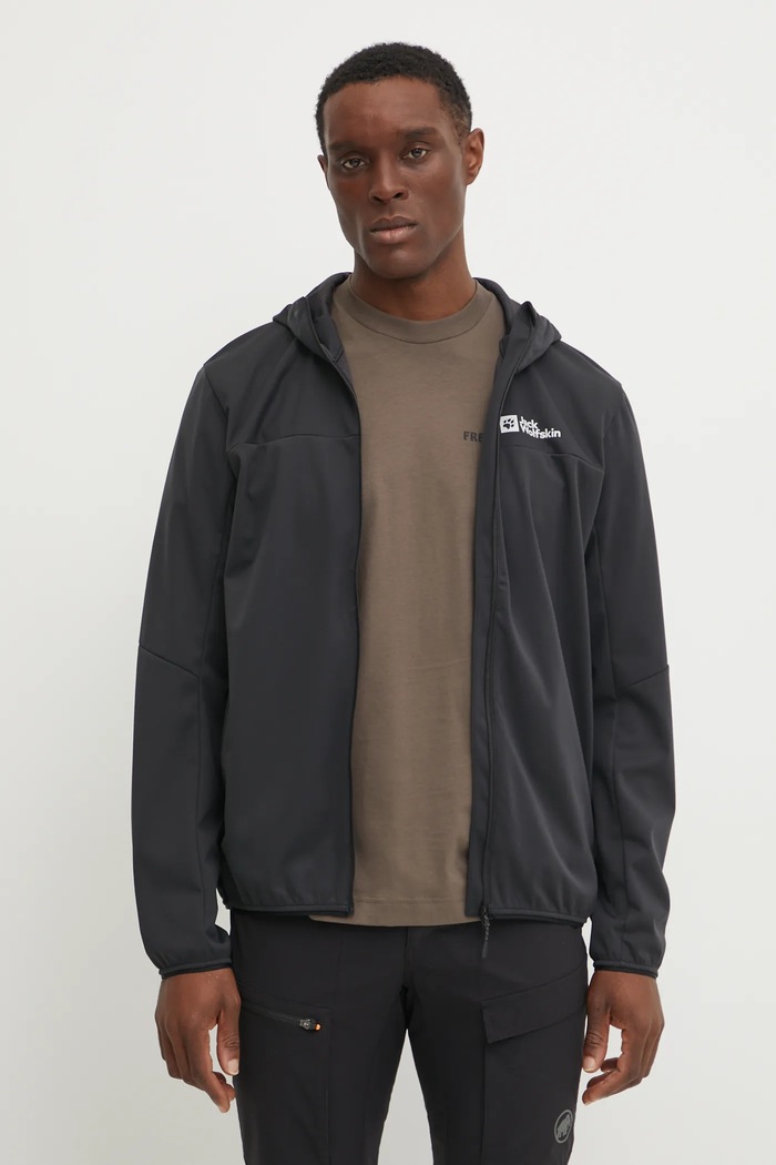 Спортивна куртка Jack Wolfskin Feldberg чорний A63970