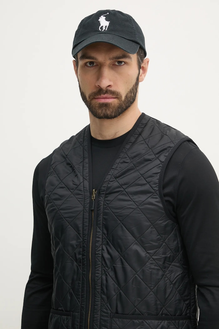 Безрукавка Barbour Polarquilt Waistcoat/Zip-In Liner чорний MLI0002