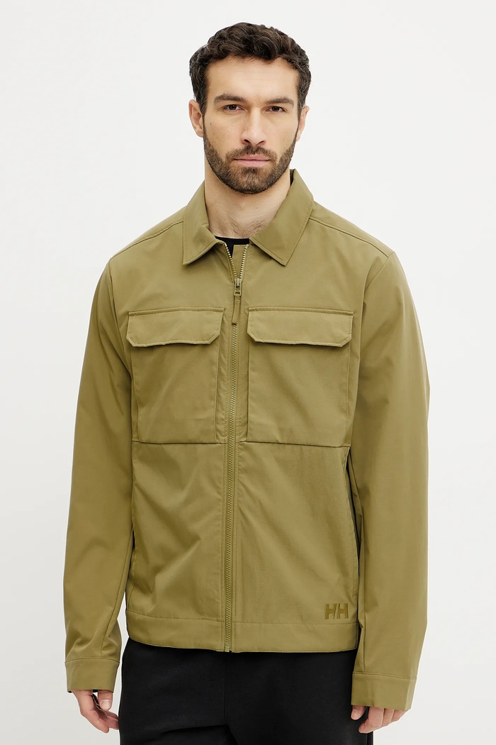 Helly Hansen rövid kabát ESCAPE nem bélelt zöld 54332