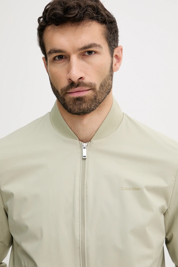 Bomber jakna Calvin Klein bež LV040FM512