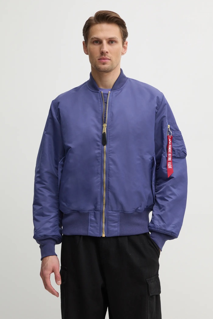 Bomber bunda Alpha Industries MA-1 (HERITAGE) 100101 fialová SS26