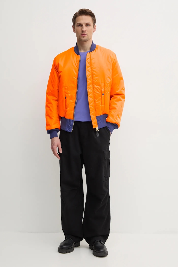 Oblečení Bomber bunda Alpha Industries MA-1 (HERITAGE) 100101 fialová