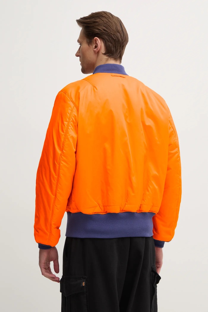 Bomber bunda Alpha Industries MA-1 (HERITAGE) fialová 100101