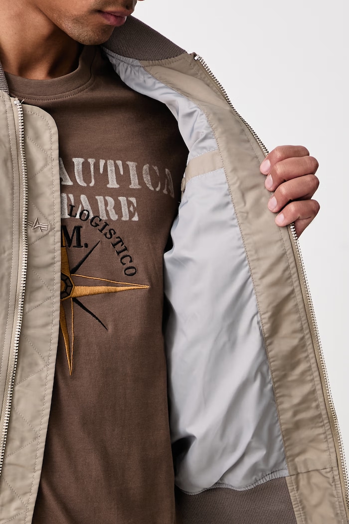 Alpha Industries Kurtka bomber MA-1 TTC beżowy 126101