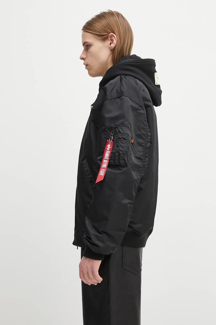 Alpha Industries bomber jacket MA-1 D-Tec Studio LW 156143 black AW25