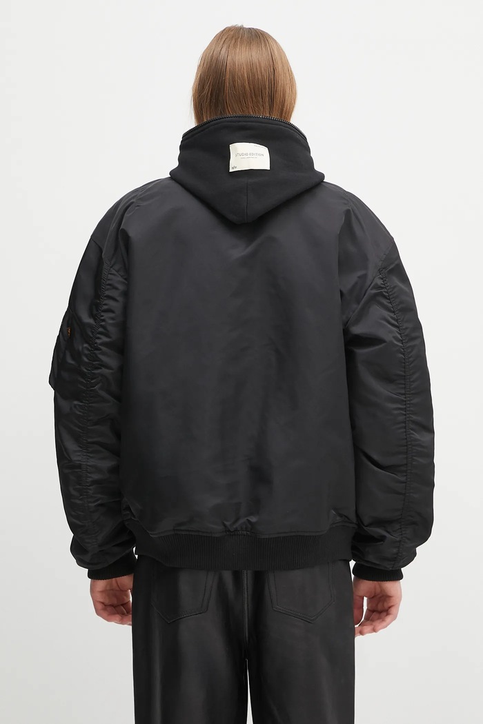 Clothing Alpha Industries bomber jacket MA-1 D-Tec Studio LW 156143 black