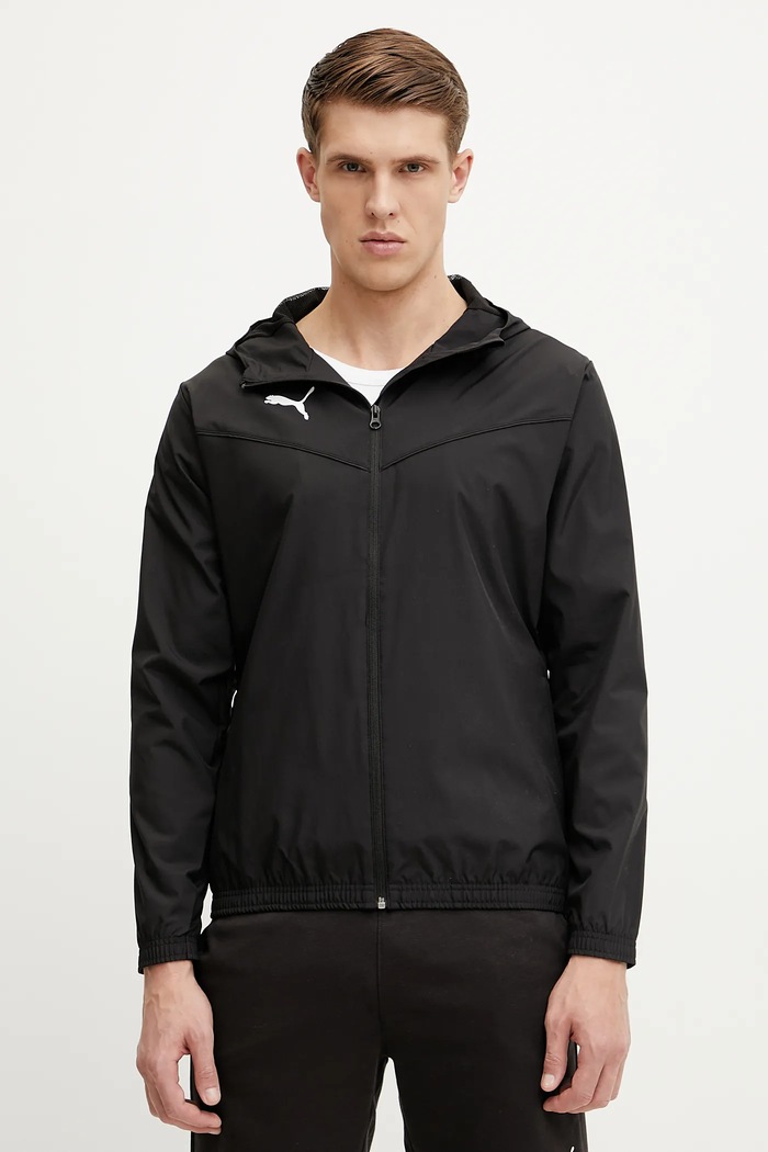 Tréninková bunda Puma teamRISE nezateplené černá 657396