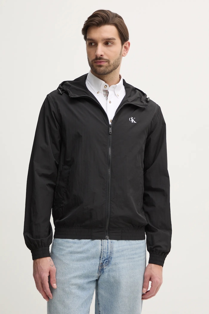 Bunda Calvin Klein Jeans nezateplené čierna J30J327254
