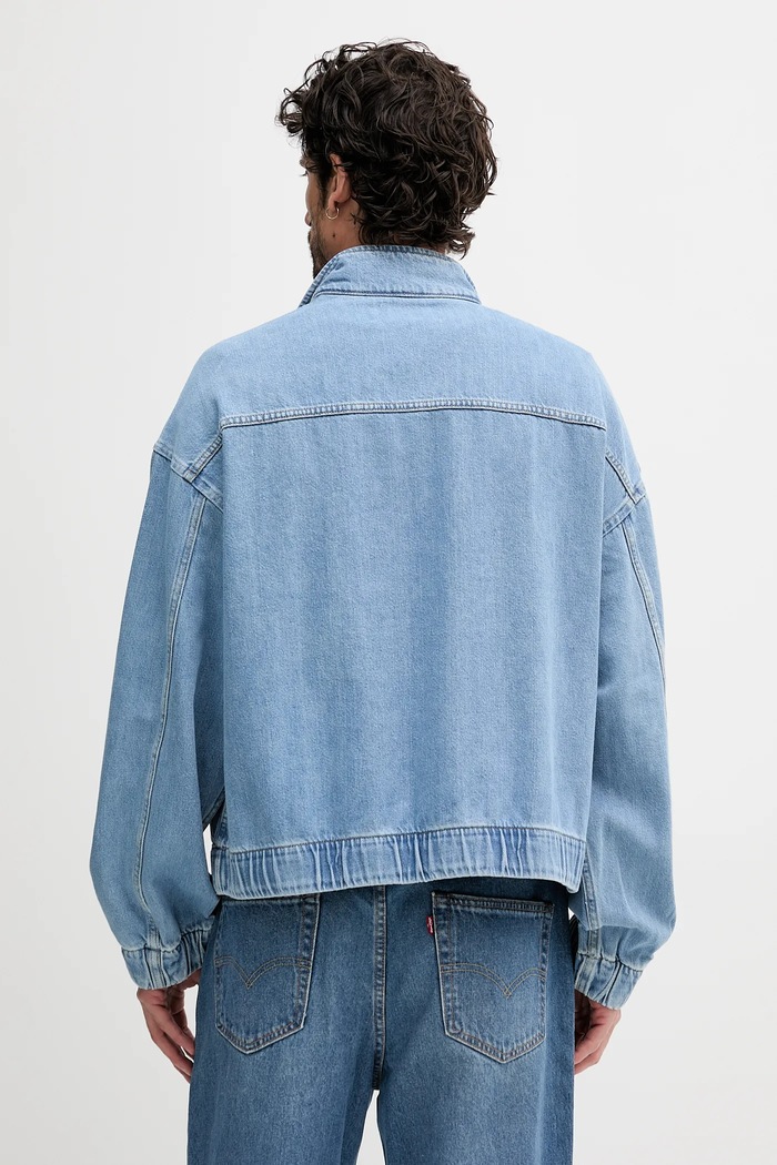 Odzież Calvin Klein Jeans kurtka jeansowa J30J327505 niebieski