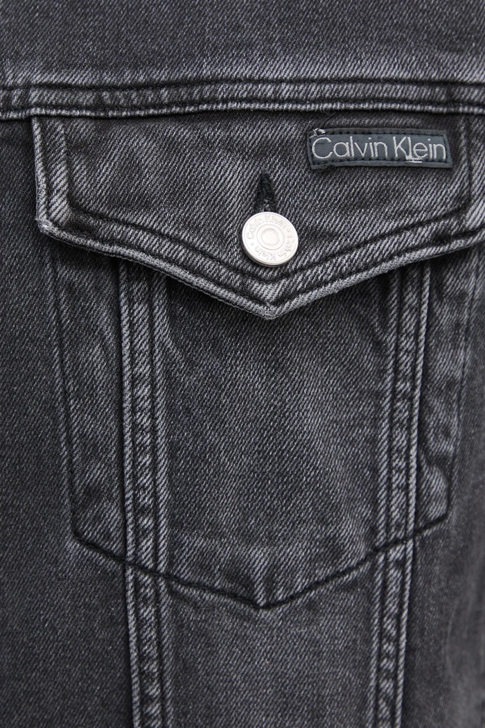 Τζιν μπουφάν Calvin Klein Jeans J30J327589 γκρί