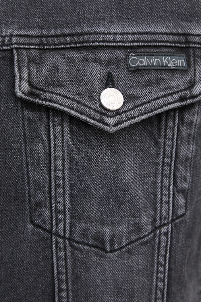 Τζιν μπουφάν Calvin Klein Jeans J30J327589 γκρί