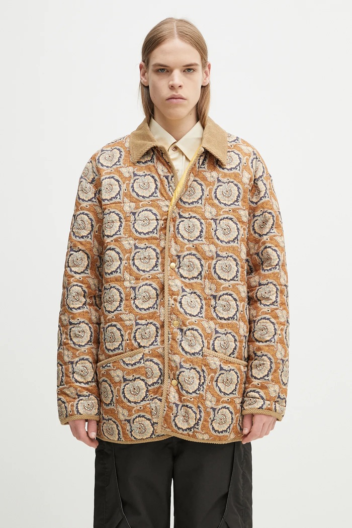 Drôle de Monsieur geacă cu două fețe La Veste Reversible cu captuseala maro G.JT187.PL157.LYL