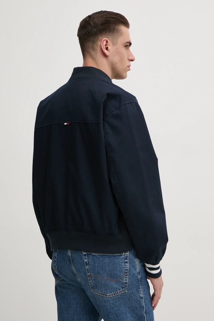 Oblečenie Obojstranná bunda bomber Tommy Hilfiger MW0MW38707 tmavomodrá