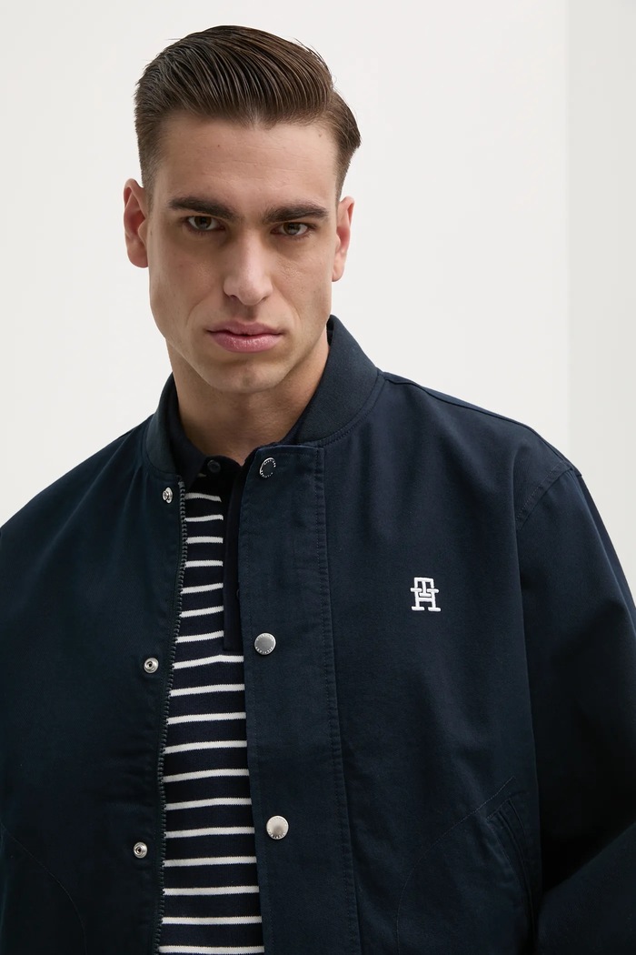 Obojstranná bunda bomber Tommy Hilfiger MW0MW38707