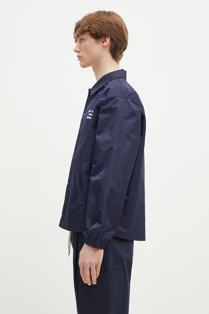 Куртка Drôle de Monsieur La Veste Slogan PERM.JT183.PA014.NY темно-синій SS25