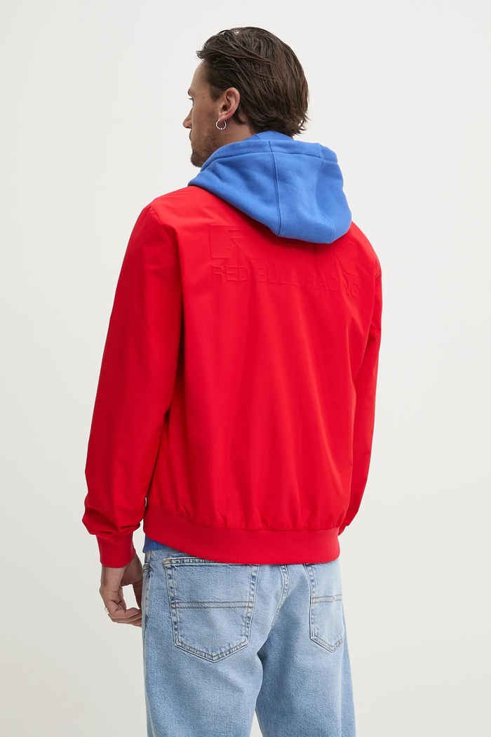 Îmbrăcăminte Red Bull Racing x Pepe Jeans geaca MARINA WINDBREAKER RM400012 rosu