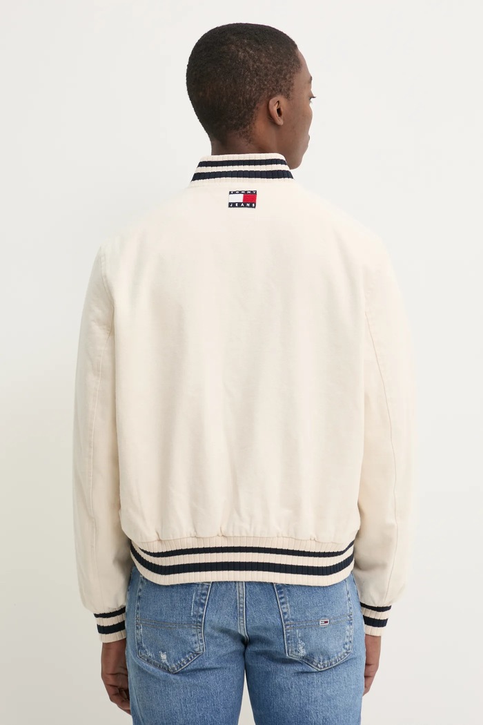 Odzież Tommy Jeans kurtka bomber DM0DM21092 beżowy