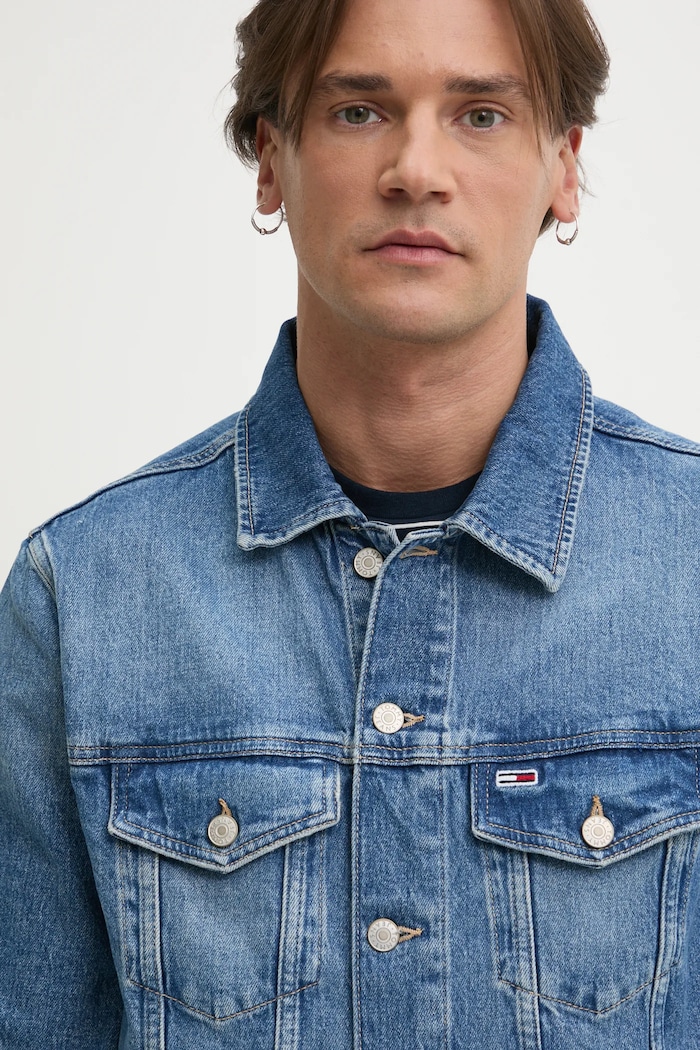 Tommy Jeans giacca di jeans DM0DM21860 blu