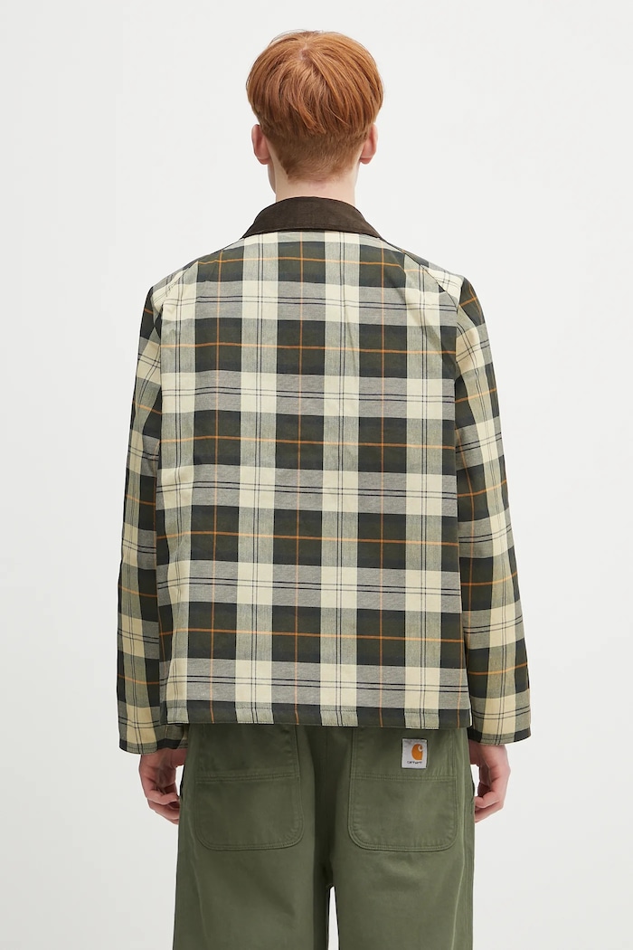 Barbour geacă cu două fețe Barbour OS Reversible Transporter Casual MCA0963 verde