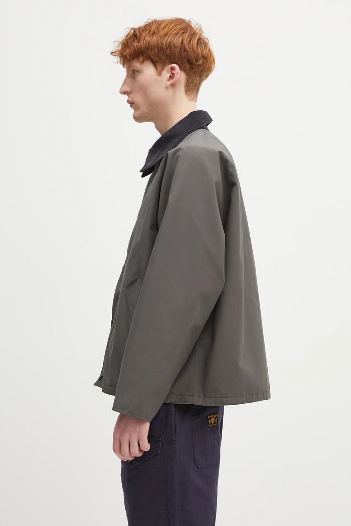 Barbour reversible jacket Barbour OS Reversible Transporter Casual MCA0963 gray SS25