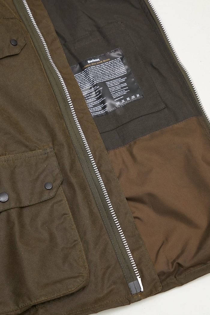 Barbour geaca Barbour Re-Engineered Short Bedale Wax Jacket MWX2446 verde