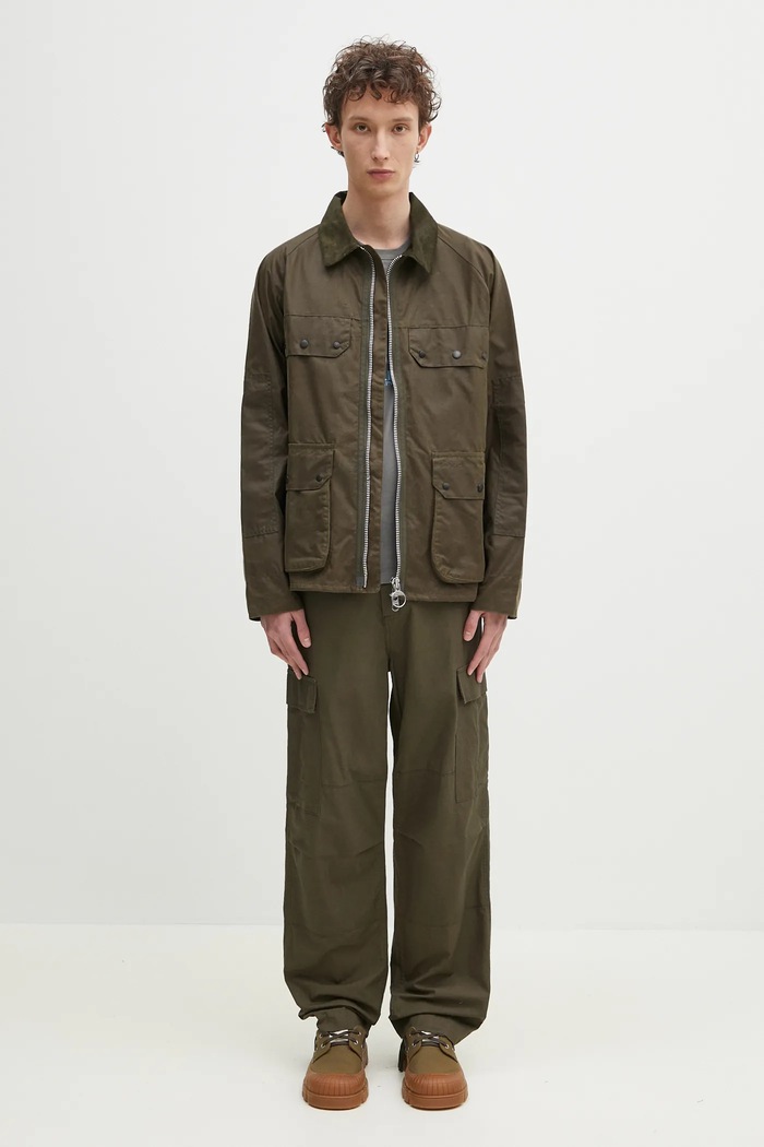 Barbour geaca Barbour Re-Engineered Short Bedale Wax Jacket MWX2446