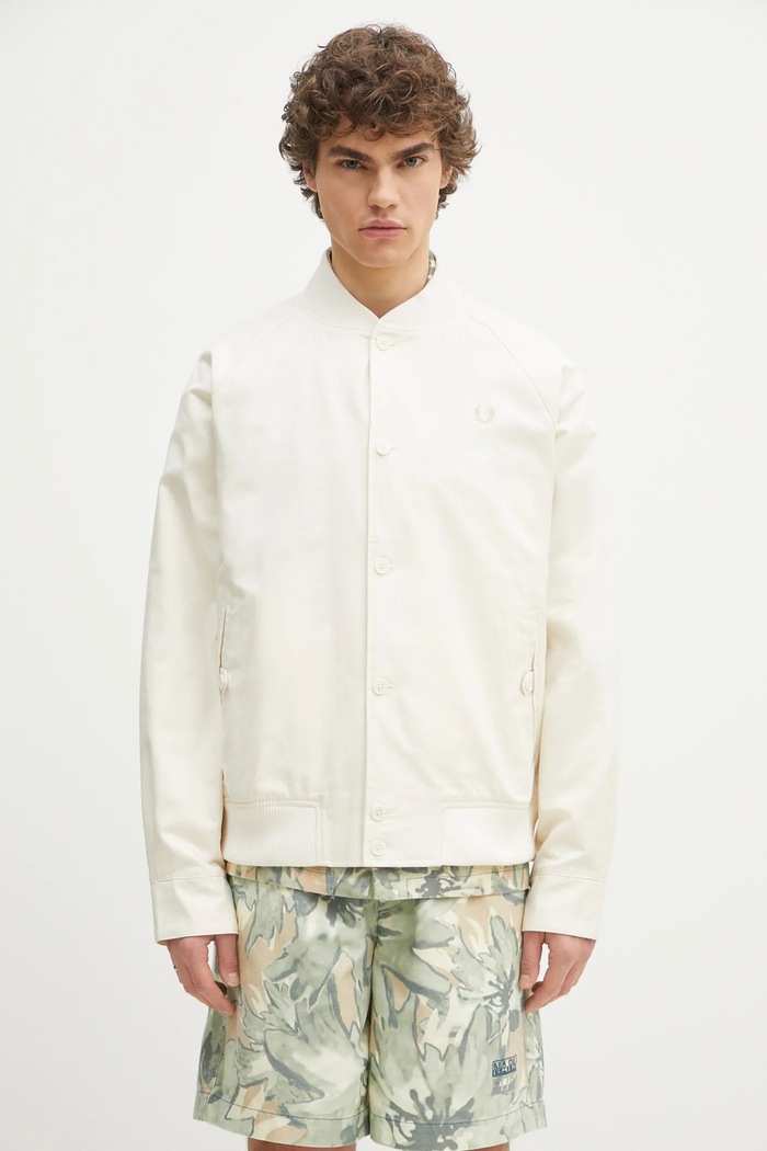 Яке бомбър Fred Perry без изолация бежов J9032.560
