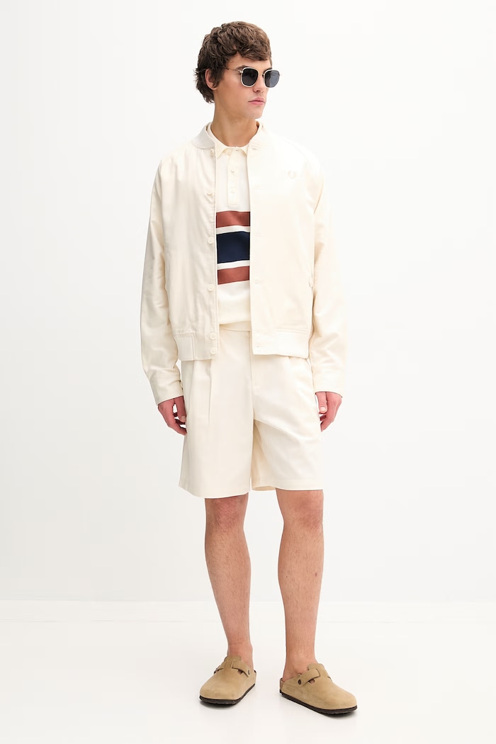 Bomber jakna Fred Perry J9032.560 bež SS25