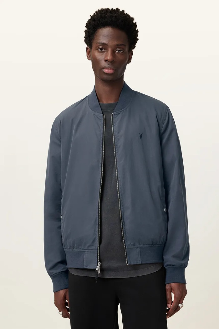 AllSaints Bomber jakna za muškarce REV plava M085OB