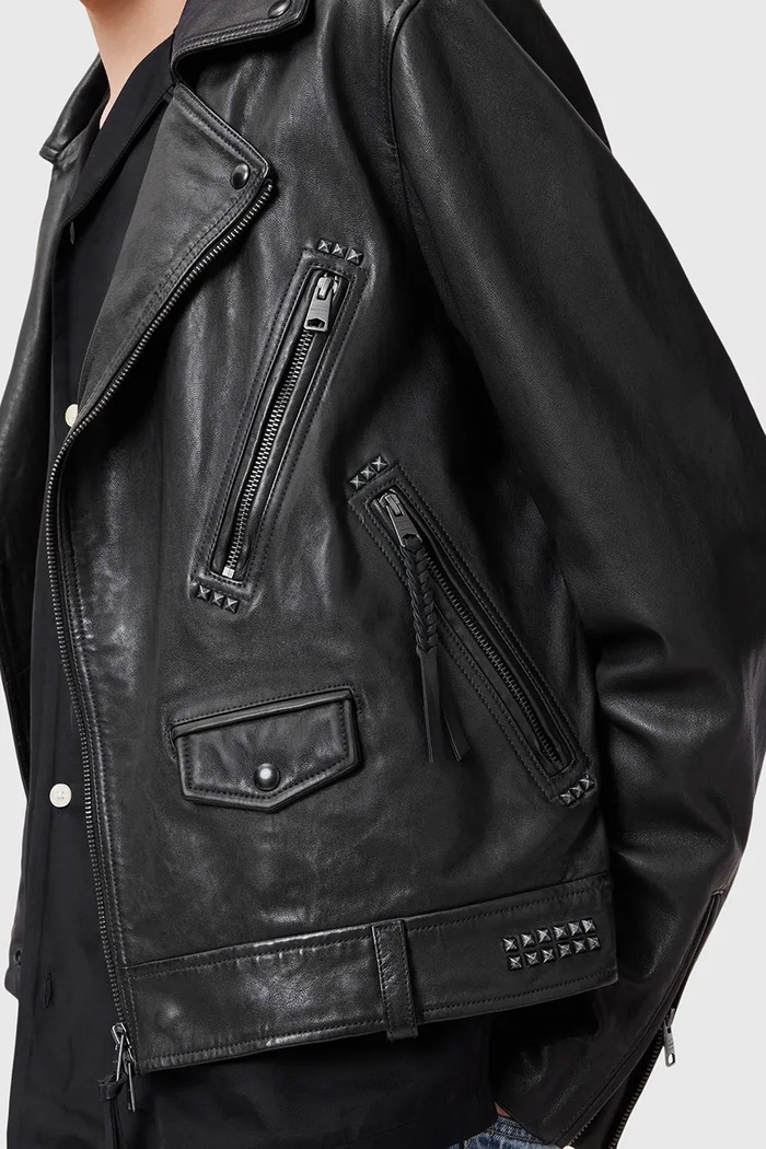 AllSaints kurtka RONNET M016LC czarny SS25