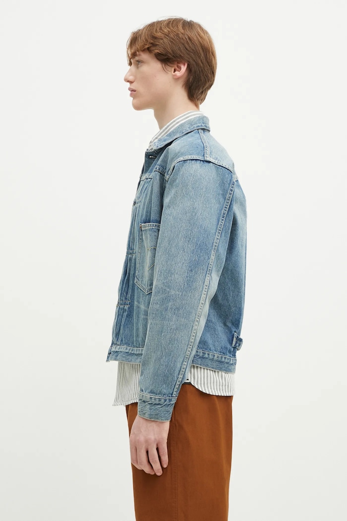 Traper jakna Human Made Denim Work Jacket Future HM29JK003 plava SS25