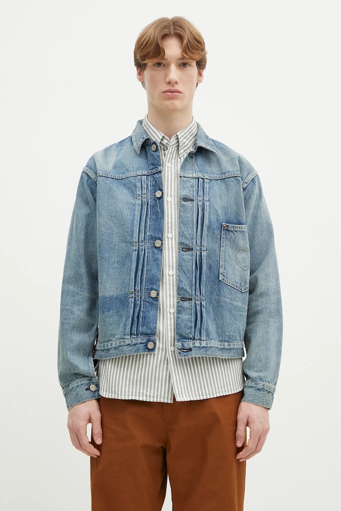 Odjeća Traper jakna Human Made Denim Work Jacket Future HM29JK003 plava