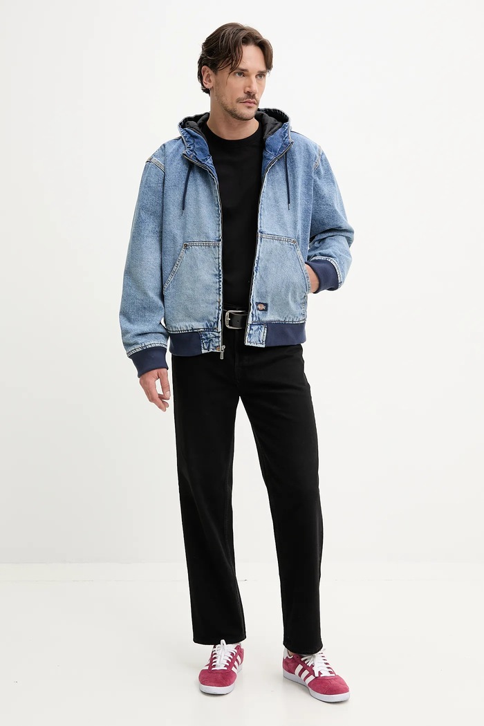 Džínová bunda Dickies DK0A4ZAPK211 námořnická modř SS25