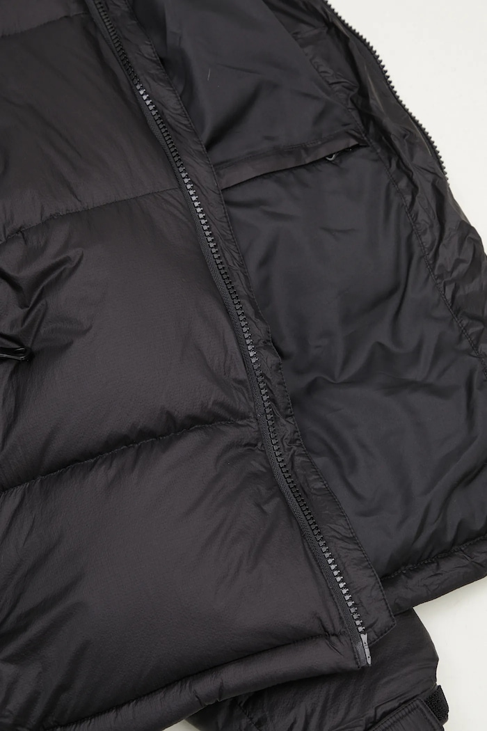 Páperová bunda MKI MIYUKI ZOKU Translucent Bubble Jacket TRANSLUCENT.BUBBLE.BL čierna