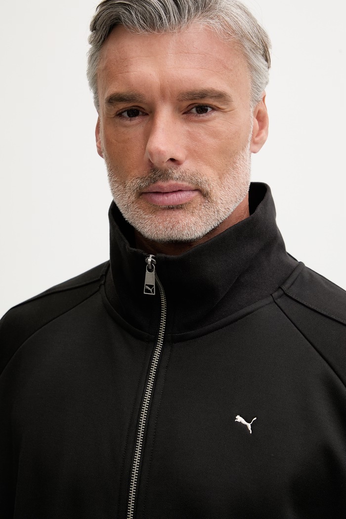 Puma jopica moška z bombažem T7 Track Jacket črna 629936