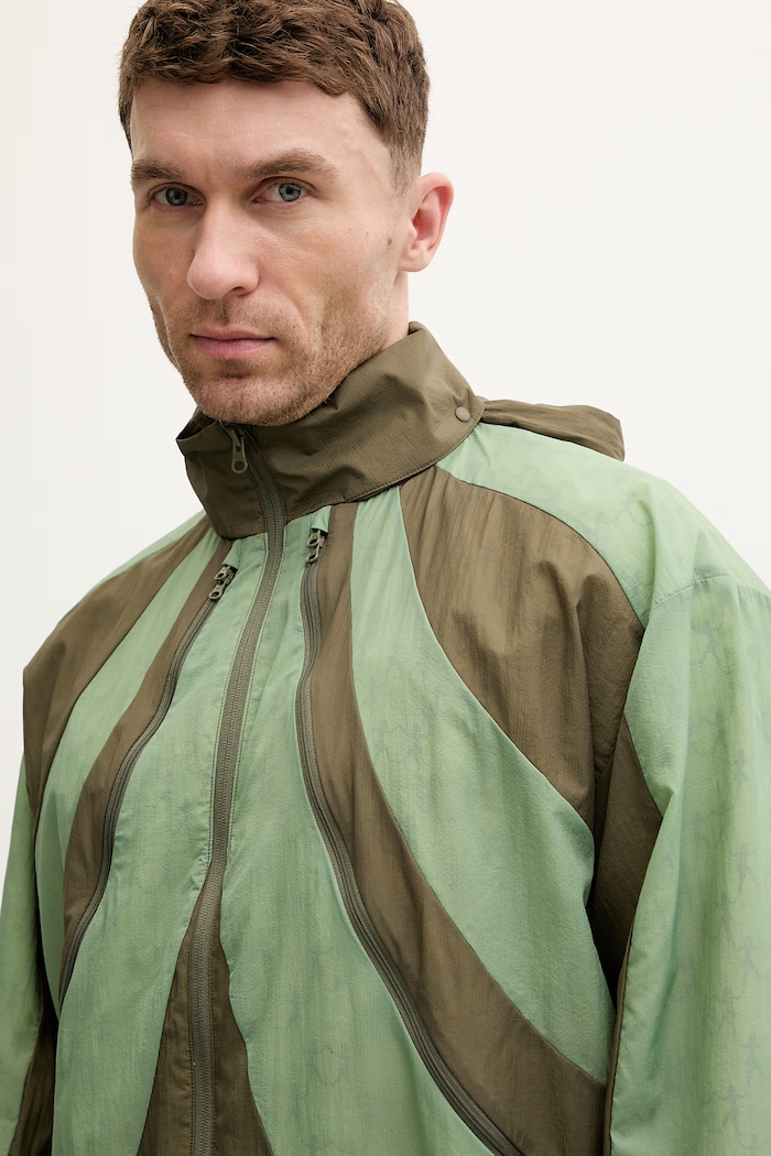 Puma kurtka PUMA x KIDSUPER Windbreaker zielony 629509